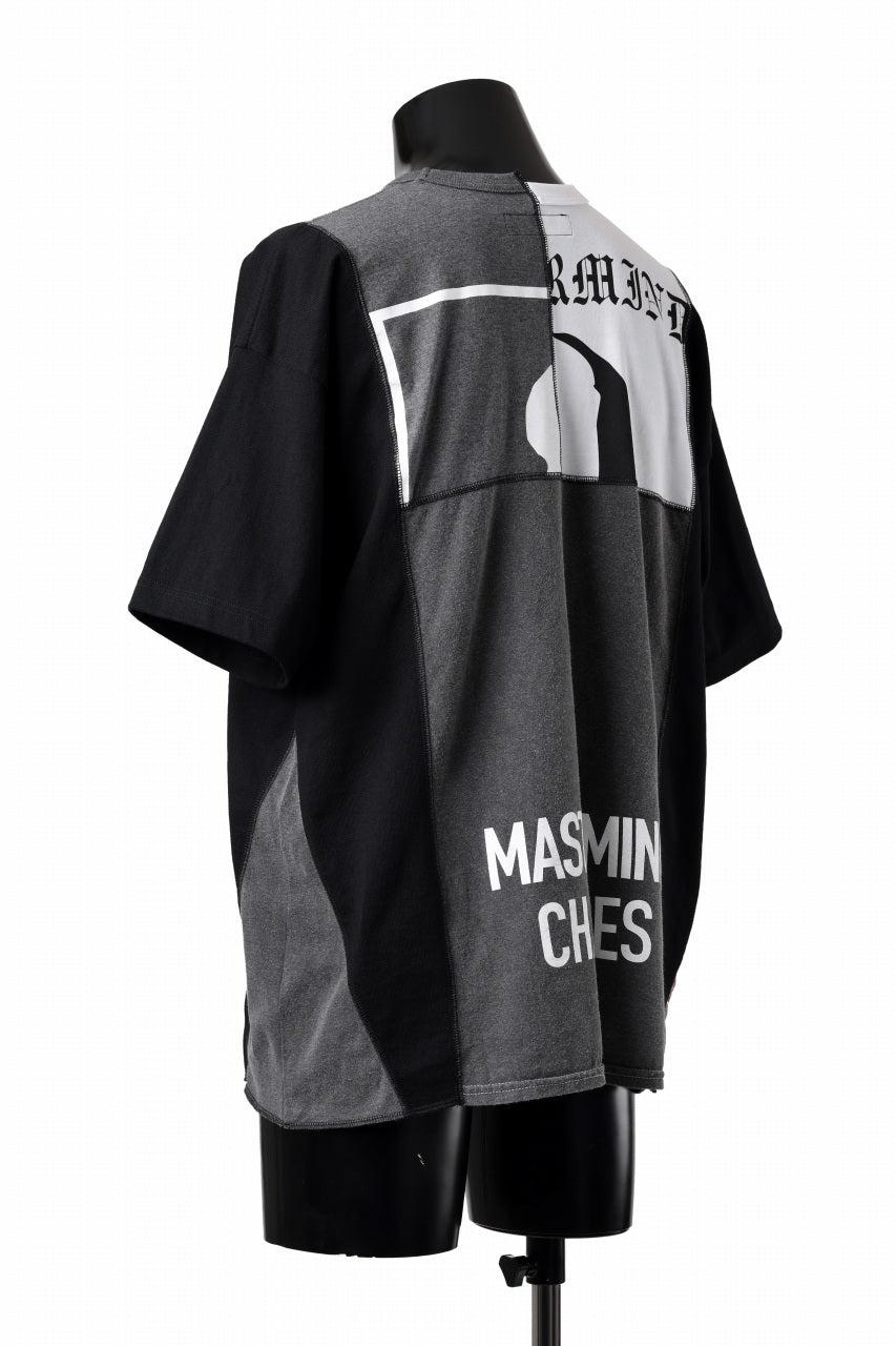 Load image into Gallery viewer, mastermind JAPAN x CHANGES exclusive ReBUILD T-SHIRT / CH-BODY (BLACK #18)