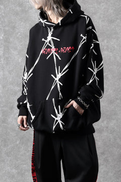 画像をギャラリービューアに読み込む, beauty : beast x CVTVLIST P.O HOODED "BARBED WIRE" (BLACK)