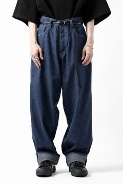 画像をギャラリービューアに読み込む, N/07 WIDE-TAPARED JEANS / 7.3oz CHAMBRAY DENIM (INDIGO ONE WASHED)