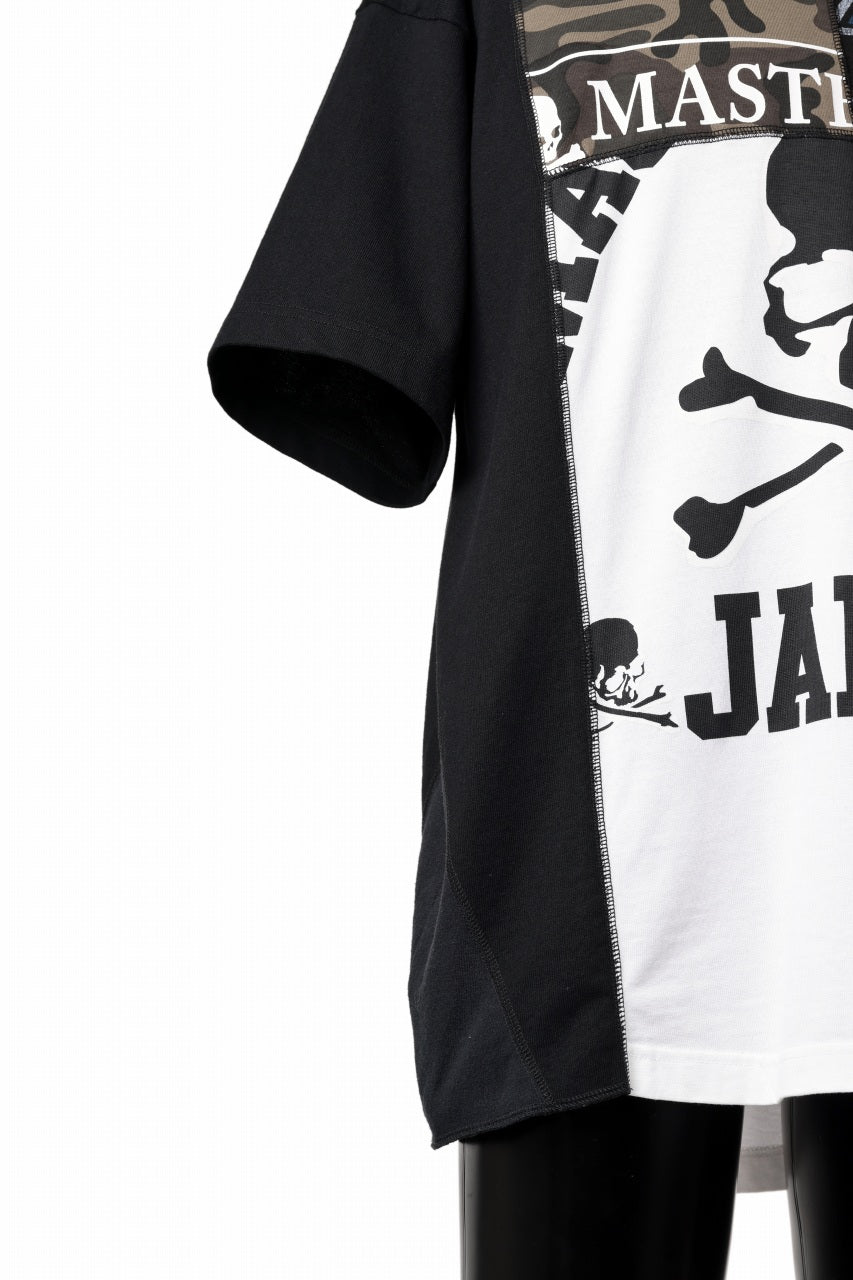 Load image into Gallery viewer, mastermind JAPAN x CHANGES exclusive ReBUILD T-SHIRT / CH-BODY (BLACK #19)