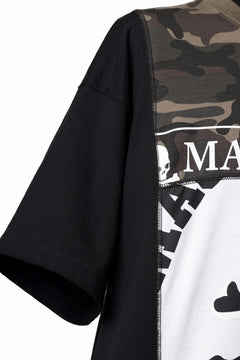 Load image into Gallery viewer, mastermind JAPAN x CHANGES exclusive ReBUILD T-SHIRT / CH-BODY (BLACK #19)