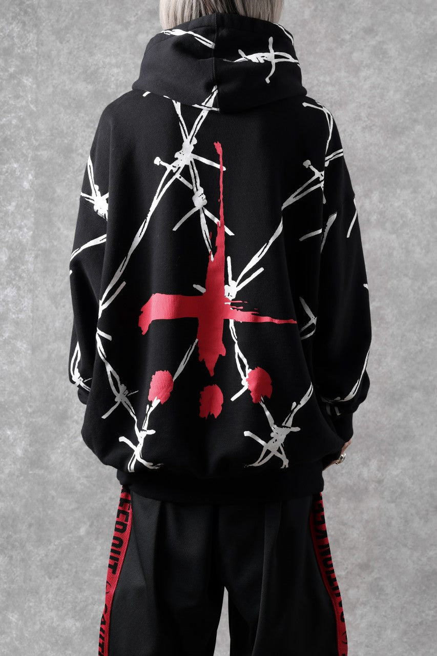 画像をギャラリービューアに読み込む, beauty : beast x CVTVLIST P.O HOODED "BARBED WIRE" (BLACK)