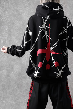画像をギャラリービューアに読み込む, beauty : beast x CVTVLIST P.O HOODED "BARBED WIRE" (BLACK)