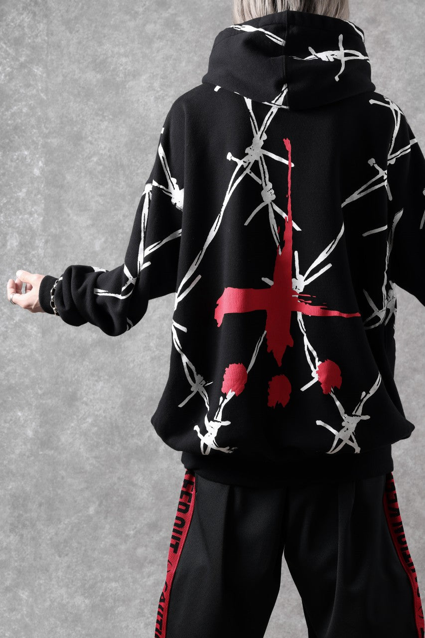画像をギャラリービューアに読み込む, beauty : beast x CVTVLIST P.O HOODED "BARBED WIRE" (BLACK)