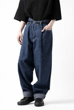 画像をギャラリービューアに読み込む, N/07 WIDE-TAPARED JEANS / 7.3oz CHAMBRAY DENIM (INDIGO ONE WASHED)