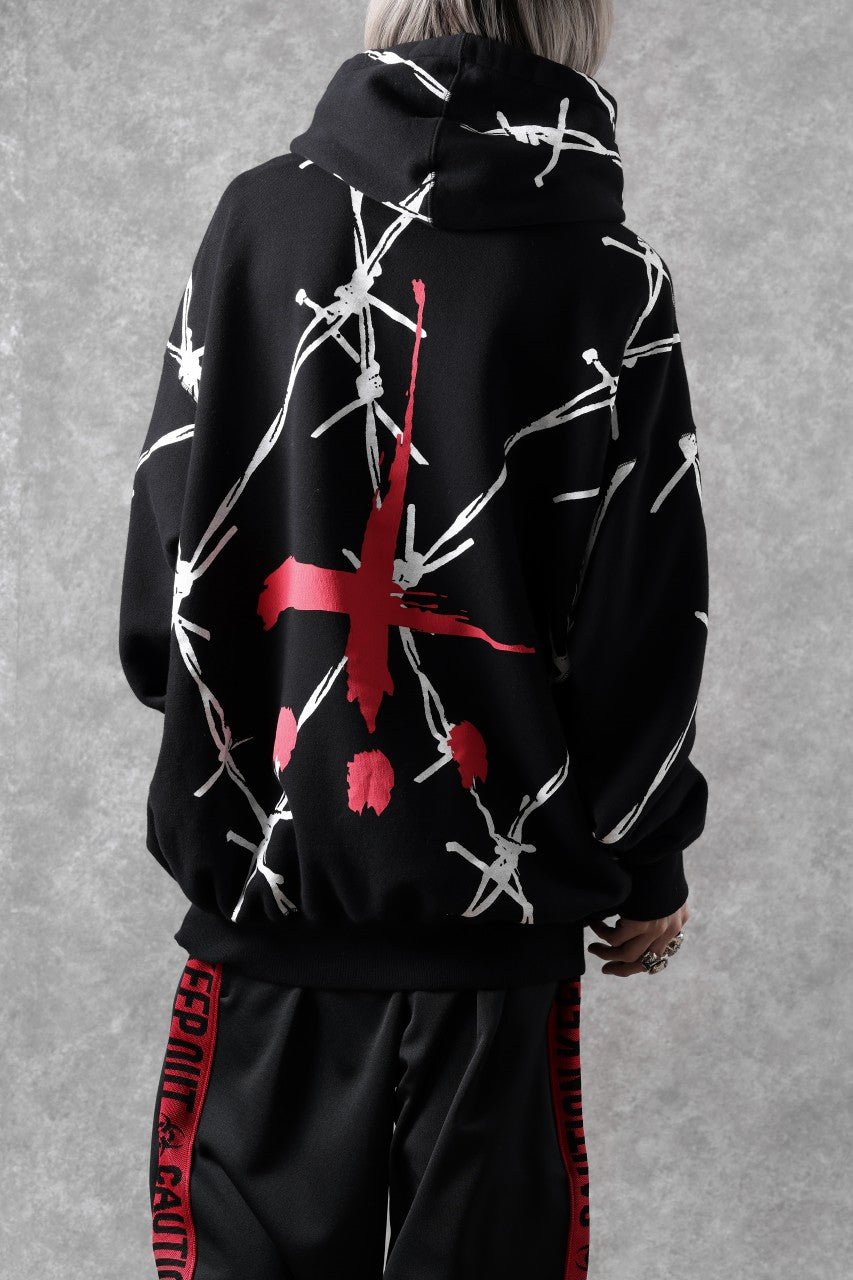 画像をギャラリービューアに読み込む, beauty : beast x CVTVLIST P.O HOODED "BARBED WIRE" (BLACK)