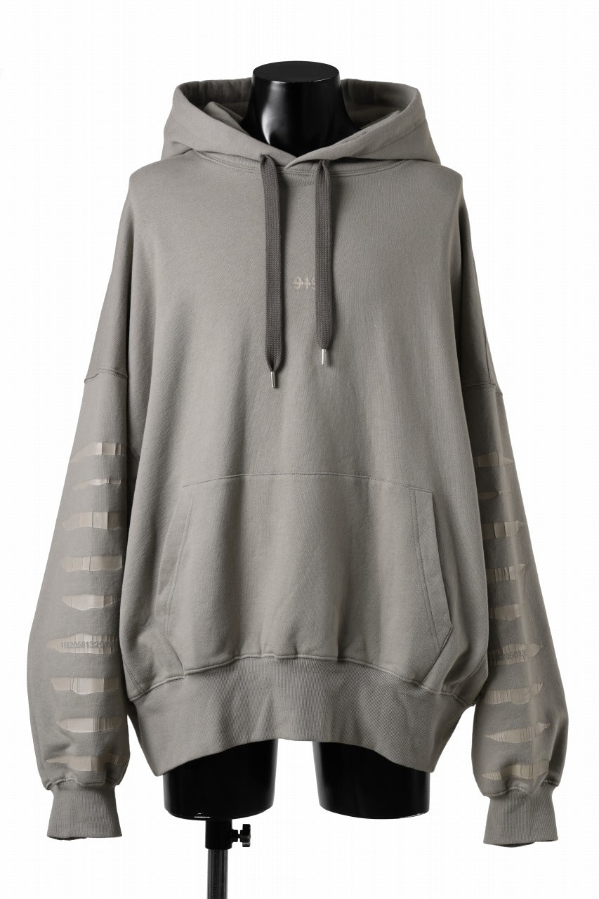 画像をギャラリービューアに読み込む, A.F ARTEFACT JUMBO SWEAT HOODIE / PRINT TYPE-B (GREY)