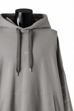画像をギャラリービューアに読み込む, A.F ARTEFACT JUMBO SWEAT HOODIE / PRINT TYPE-B (GREY)