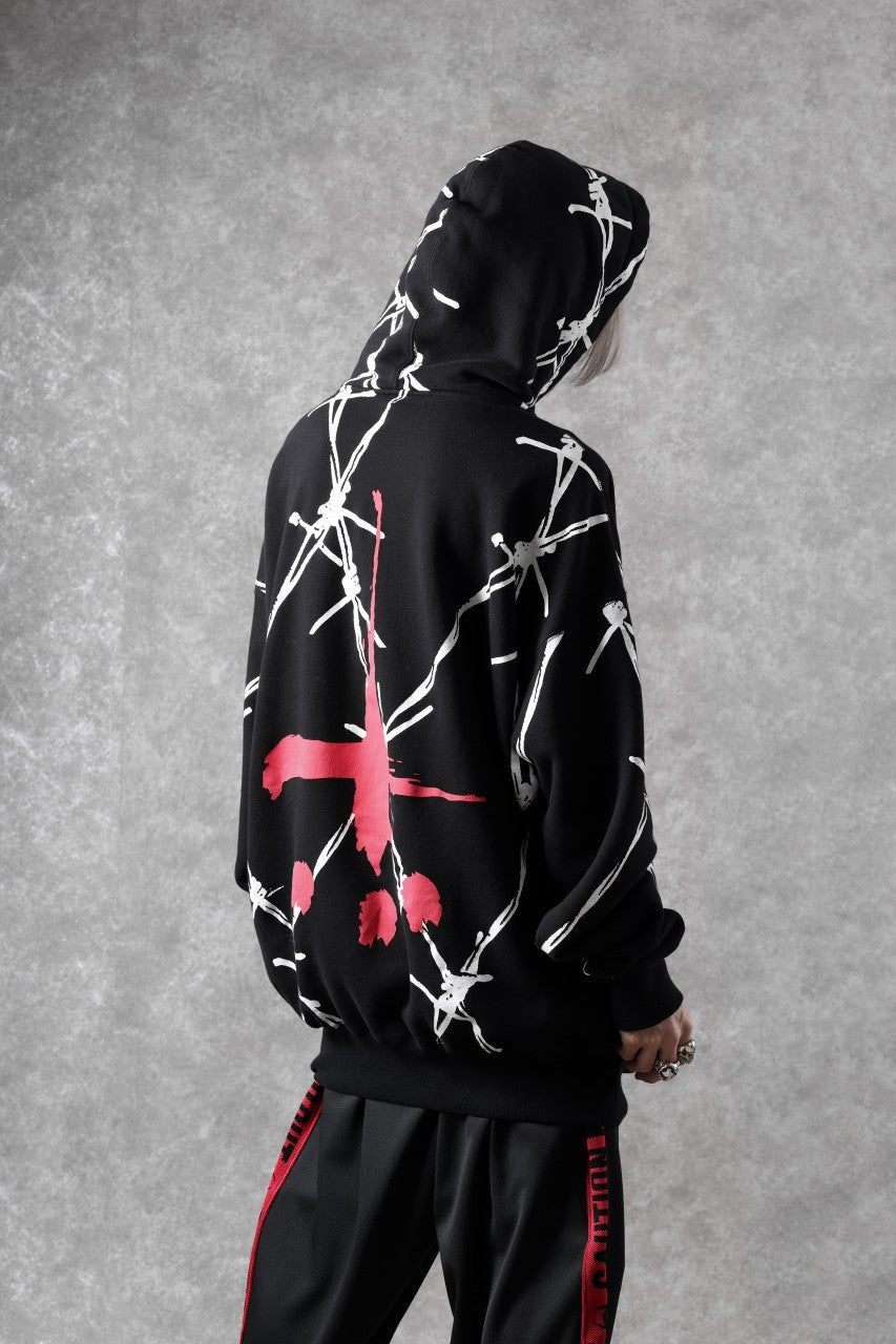 画像をギャラリービューアに読み込む, beauty : beast x CVTVLIST P.O HOODED "BARBED WIRE" (BLACK)