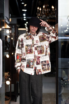 画像をギャラリービューアに読み込む, Aleksandr Manamis exclusive BIRD CHILDREN SHORT COLLAR REGULAR SHIRT (L'ALPHABET)