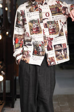 画像をギャラリービューアに読み込む, Aleksandr Manamis exclusive BIRD CHILDREN SHORT COLLAR REGULAR SHIRT (L'ALPHABET)