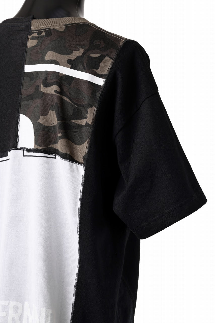 Load image into Gallery viewer, mastermind JAPAN x CHANGES exclusive ReBUILD T-SHIRT / CH-BODY (BLACK #19)