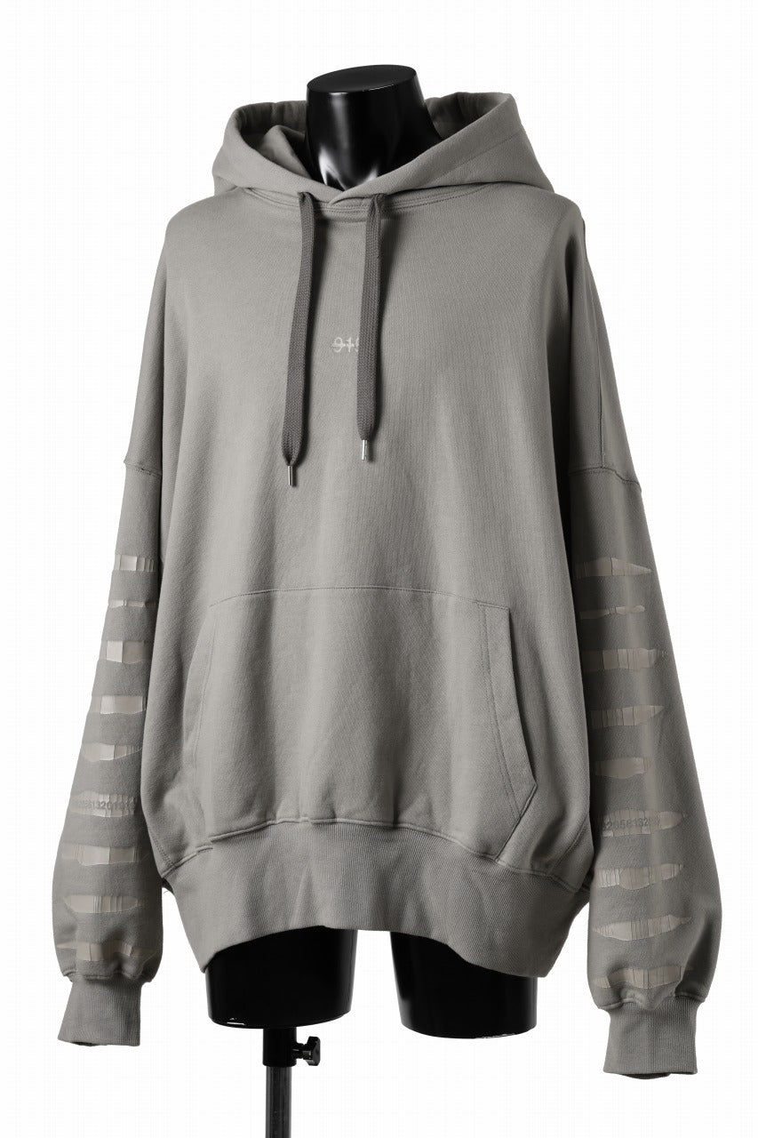 画像をギャラリービューアに読み込む, A.F ARTEFACT JUMBO SWEAT HOODIE / PRINT TYPE-B (GREY)