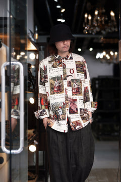 画像をギャラリービューアに読み込む, Aleksandr Manamis exclusive BIRD CHILDREN SHORT COLLAR REGULAR SHIRT (L'ALPHABET)