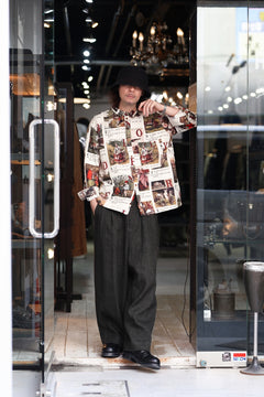 画像をギャラリービューアに読み込む, Aleksandr Manamis exclusive BIRD CHILDREN SHORT COLLAR REGULAR SHIRT (L'ALPHABET)