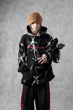 画像をギャラリービューアに読み込む, beauty : beast x CVTVLIST P.O HOODED "BARBED WIRE" (BLACK)