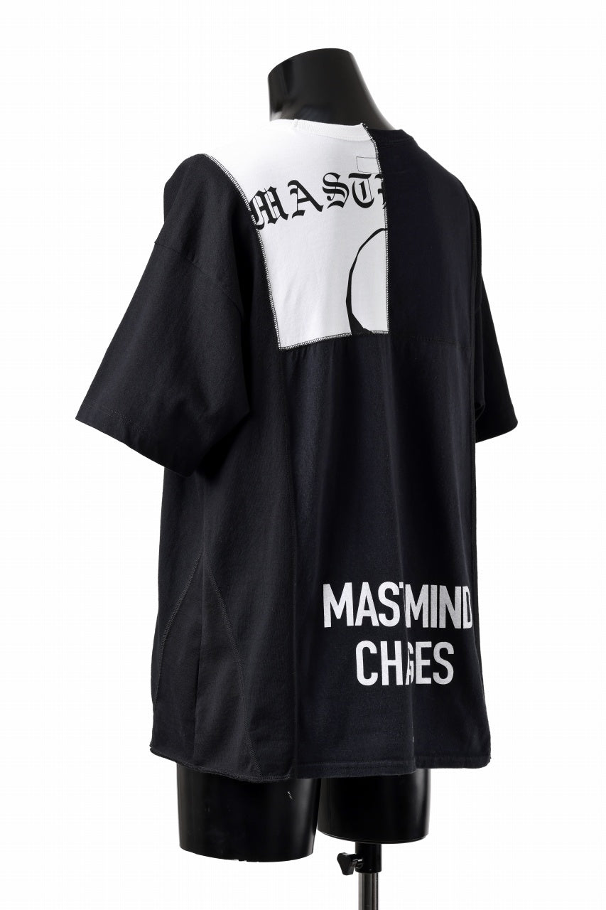 Load image into Gallery viewer, mastermind JAPAN x CHANGES exclusive ReBUILD T-SHIRT / CH-BODY (BLACK #20)