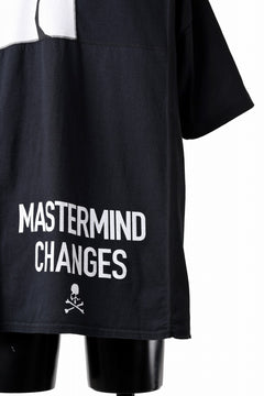 Load image into Gallery viewer, mastermind JAPAN x CHANGES exclusive ReBUILD T-SHIRT / CH-BODY (BLACK #20)