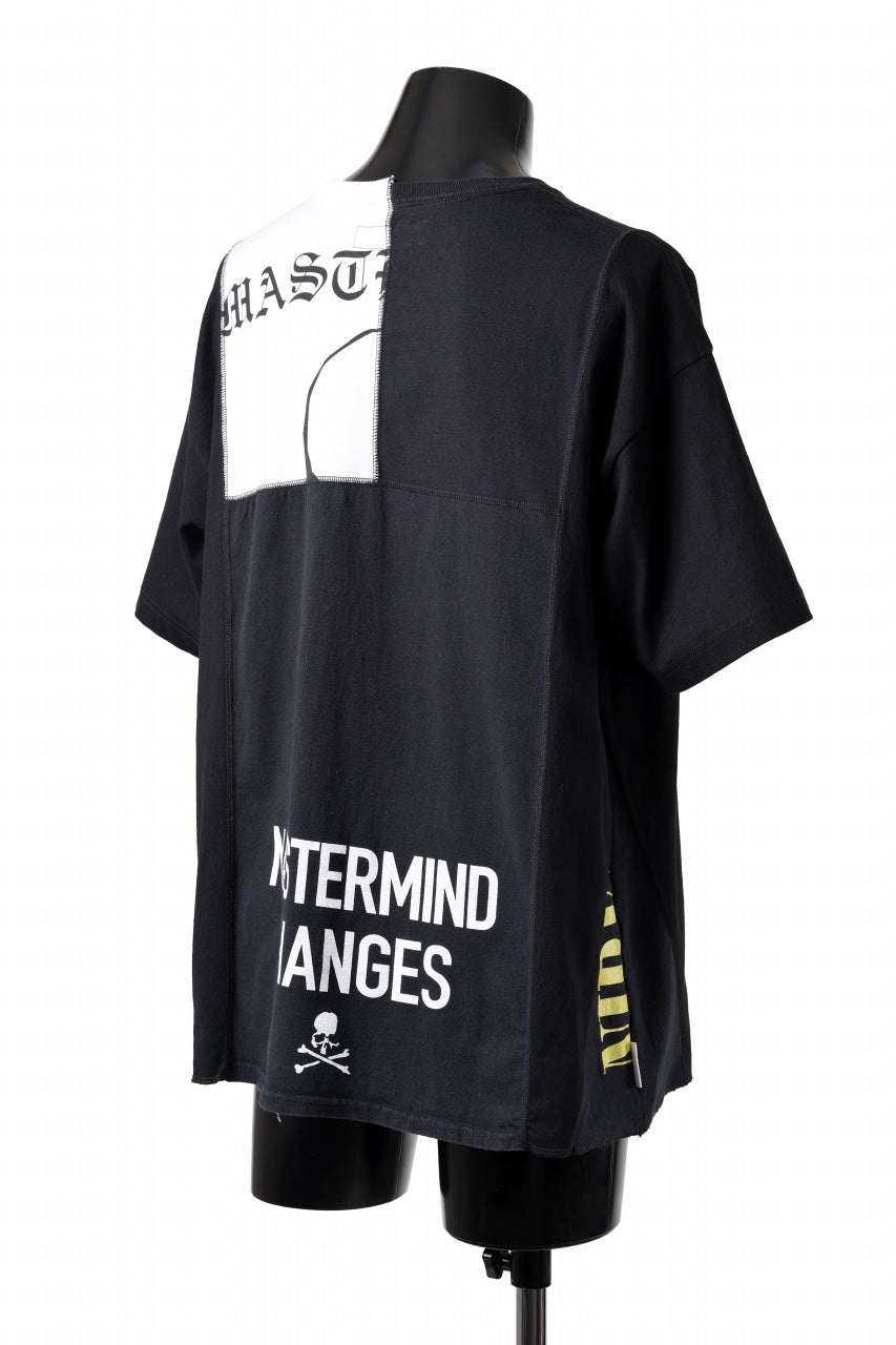 Load image into Gallery viewer, mastermind JAPAN x CHANGES exclusive ReBUILD T-SHIRT / CH-BODY (BLACK #20)