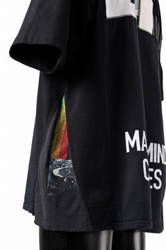Load image into Gallery viewer, mastermind JAPAN x CHANGES exclusive ReBUILD T-SHIRT / CH-BODY (BLACK #22)