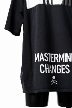 Load image into Gallery viewer, mastermind JAPAN x CHANGES exclusive ReBUILD T-SHIRT / CH-BODY (BLACK #22)