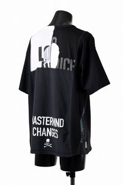 Load image into Gallery viewer, mastermind JAPAN x CHANGES exclusive ReBUILD T-SHIRT / CH-BODY (BLACK #22)