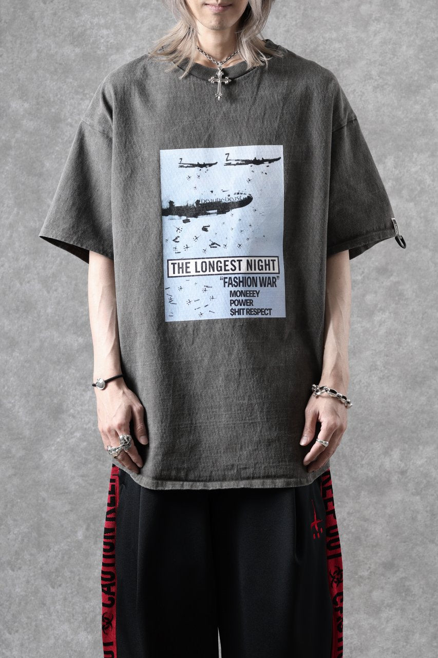 画像をギャラリービューアに読み込む, beauty : beast x CVTVLIST S/S TEE "FASHION WAR" (G.BLACK)