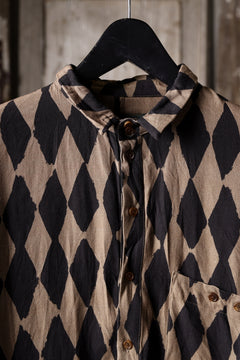画像をギャラリービューアに読み込む, Aleksandr Manamis exclusive HARLEQUIN SHORT COLLAR REGULAR SHIRT (HARLEQUIN)