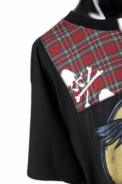 Load image into Gallery viewer, mastermind JAPAN x CHANGES exclusive ReBUILD T-SHIRT / CH-BODY (BLACK #32)