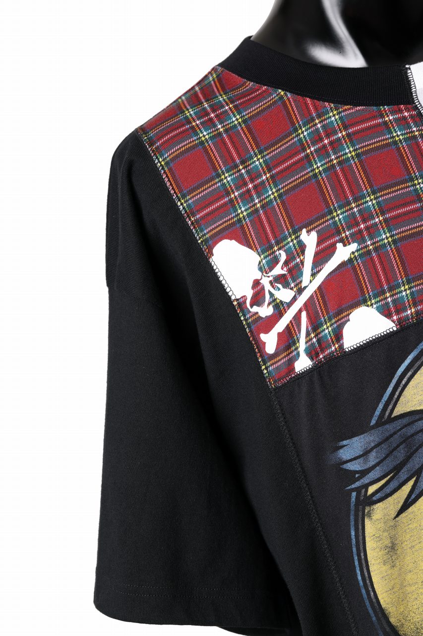 Load image into Gallery viewer, mastermind JAPAN x CHANGES exclusive ReBUILD T-SHIRT / CH-BODY (BLACK #32)