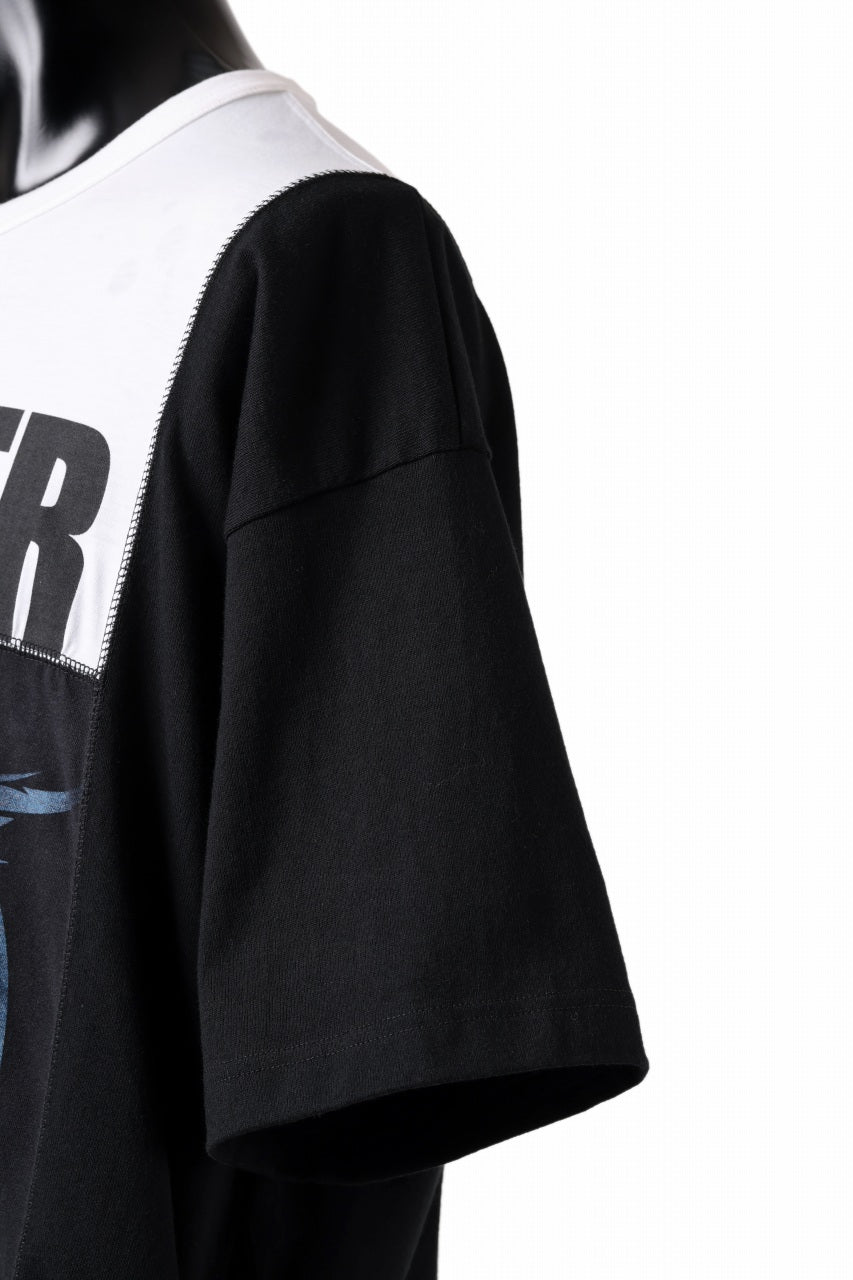 Load image into Gallery viewer, mastermind JAPAN x CHANGES exclusive ReBUILD T-SHIRT / CH-BODY (BLACK #32)