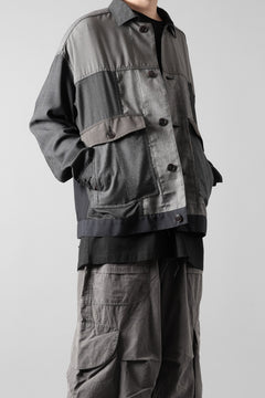 画像をギャラリービューアに読み込む, CHANGES REMAKE WOOL WORKER BLOUSON (MULTI)