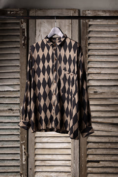 画像をギャラリービューアに読み込む, Aleksandr Manamis exclusive HARLEQUIN SHORT COLLAR REGULAR SHIRT (HARLEQUIN)