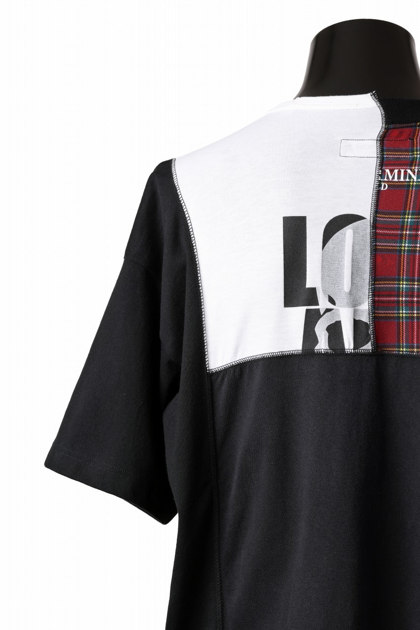 Load image into Gallery viewer, mastermind JAPAN x CHANGES exclusive ReBUILD T-SHIRT / CH-BODY (BLACK #32)