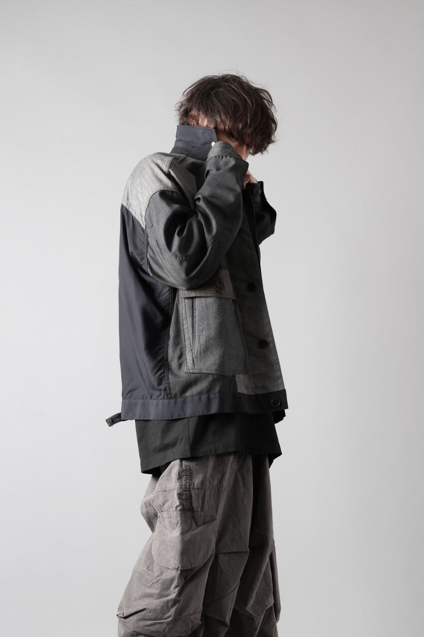 画像をギャラリービューアに読み込む, CHANGES REMAKE WOOL WORKER BLOUSON (MULTI)