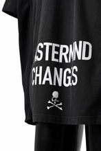 Load image into Gallery viewer, mastermind JAPAN x CHANGES exclusive ReBUILD T-SHIRT / CH-BODY (BLACK #32)