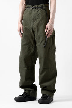 画像をギャラリービューアに読み込む, N/07 MILITARY TROUSERS M47 / LIGHT-WEIGHT DUCK (OLIVE)
