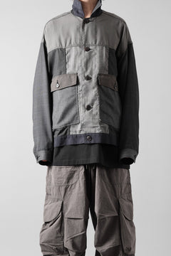 画像をギャラリービューアに読み込む, CHANGES REMAKE WOOL WORKER BLOUSON (MULTI)