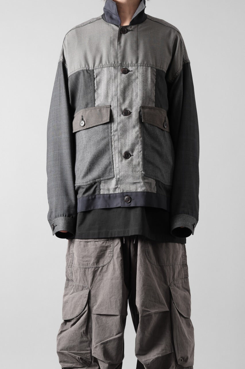 画像をギャラリービューアに読み込む, CHANGES REMAKE WOOL WORKER BLOUSON (MULTI)