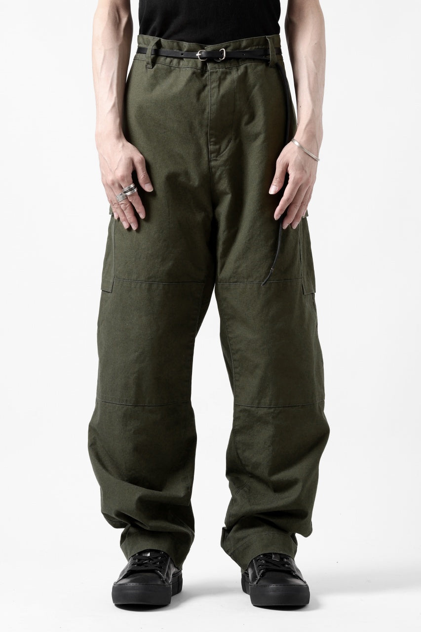 画像をギャラリービューアに読み込む, N/07 MILITARY TROUSERS M47 / LIGHT-WEIGHT DUCK (OLIVE)