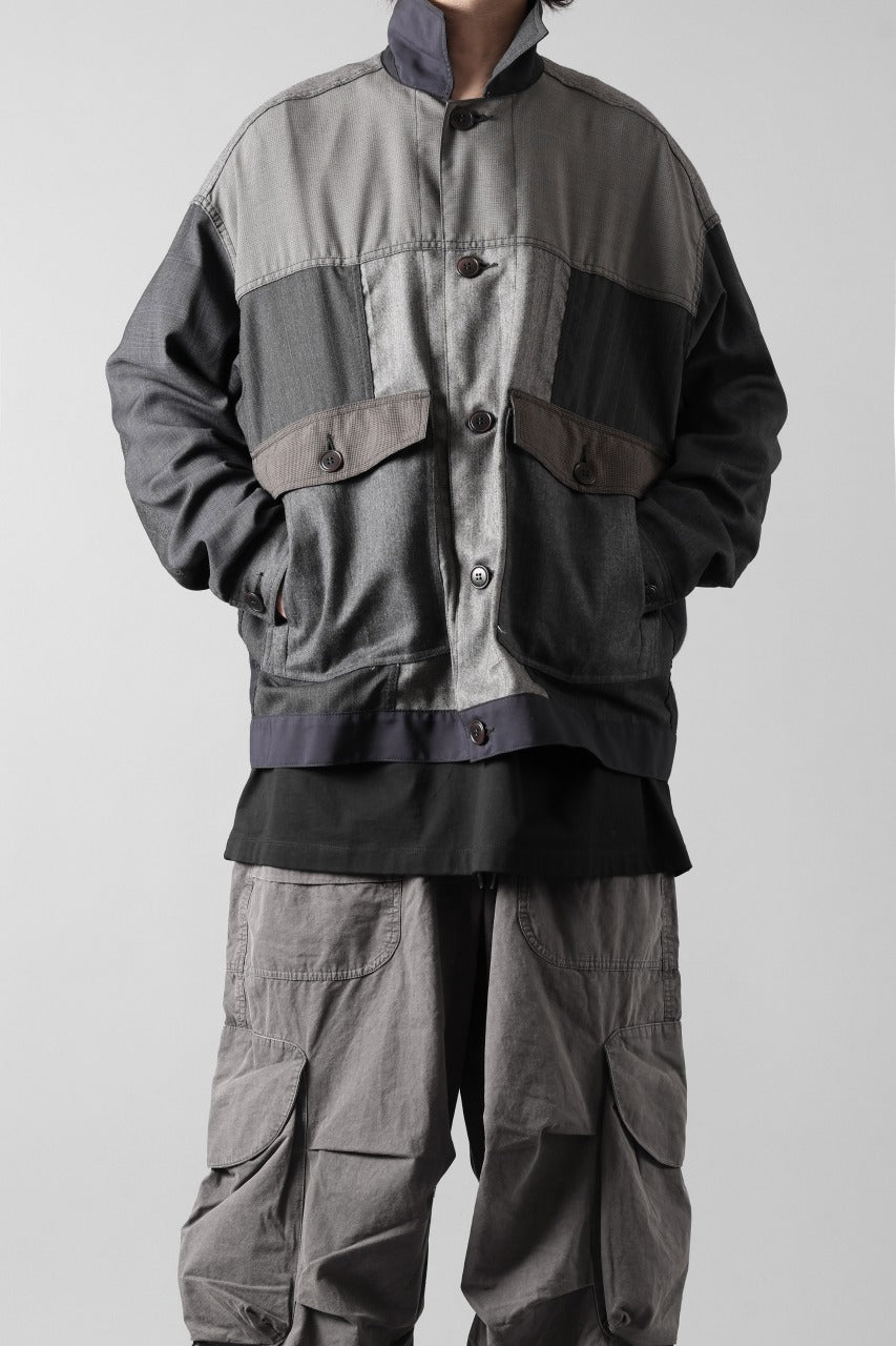 画像をギャラリービューアに読み込む, CHANGES REMAKE WOOL WORKER BLOUSON (MULTI)