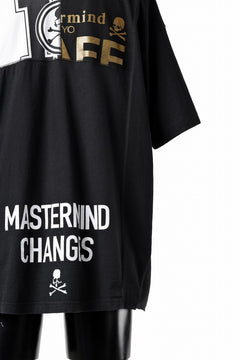 Load image into Gallery viewer, mastermind JAPAN x CHANGES exclusive ReBUILD T-SHIRT / CH-BODY (BLACK #33)
