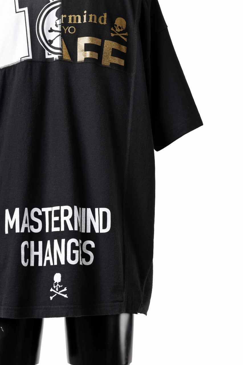 Load image into Gallery viewer, mastermind JAPAN x CHANGES exclusive ReBUILD T-SHIRT / CH-BODY (BLACK #33)