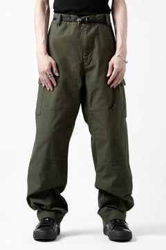 画像をギャラリービューアに読み込む, N/07 MILITARY TROUSERS M47 / LIGHT-WEIGHT DUCK (OLIVE)