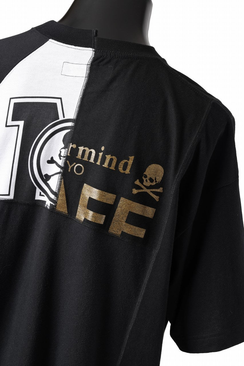 Load image into Gallery viewer, mastermind JAPAN x CHANGES exclusive ReBUILD T-SHIRT / CH-BODY (BLACK #33)