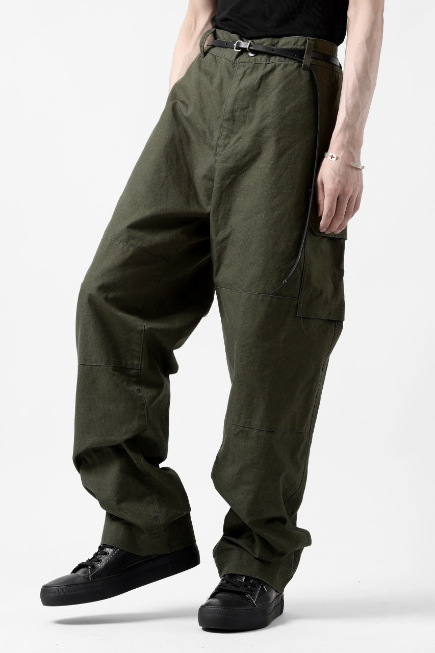 画像をギャラリービューアに読み込む, N/07 MILITARY TROUSERS M47 / LIGHT-WEIGHT DUCK (OLIVE)