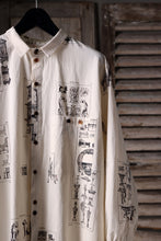 画像をギャラリービューアに読み込む, Aleksandr Manamis LES CREATURES SHORT COLLAR REGULAR SHIRT (ORNAMENT)