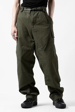画像をギャラリービューアに読み込む, N/07 MILITARY TROUSERS M47 / LIGHT-WEIGHT DUCK (OLIVE)