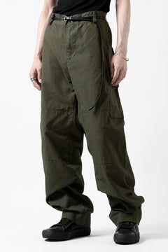 画像をギャラリービューアに読み込む, N/07 MILITARY TROUSERS M47 / LIGHT-WEIGHT DUCK (OLIVE)