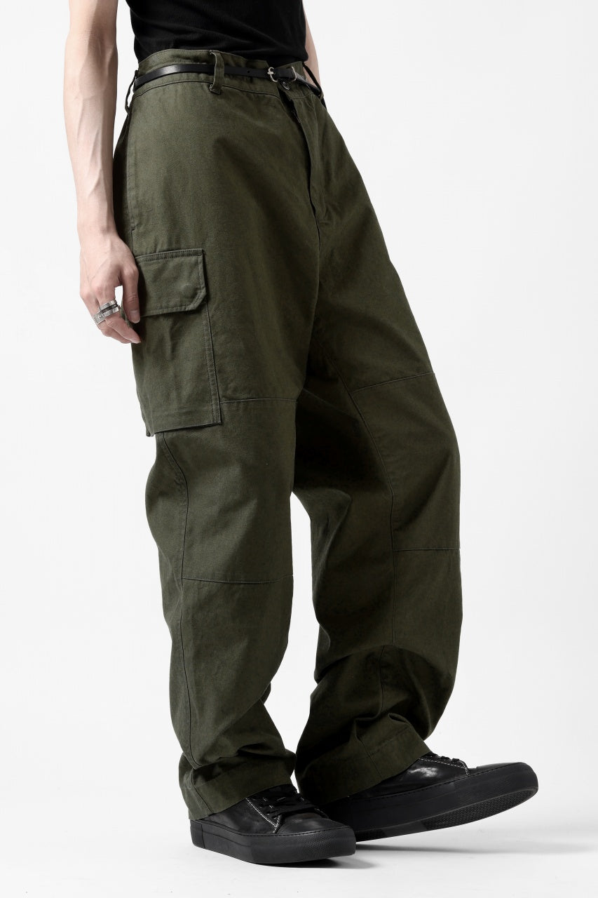 画像をギャラリービューアに読み込む, N/07 MILITARY TROUSERS M47 / LIGHT-WEIGHT DUCK (OLIVE)